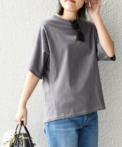 SHIPS / シップス カットソー | *〈UVカット/汗染み防止〉USAコットンドルマンスリーブステッチTEE◇