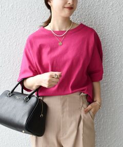 SHIPS / シップス カットソー | *〈UVカット/汗染み防止〉USAコットンドルマンスリーブステッチTEE◇