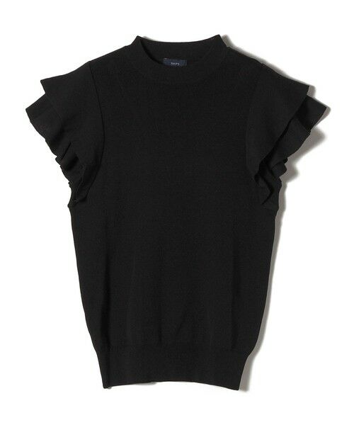 SHIPS / シップス ニット・セーター | *〈UVカット/接触冷感/手洗い可能〉フリルショートスリーブニットプルオーバー◇ | 詳細9