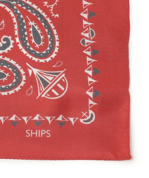 SHIPS for women / シップスウィメン バンダナ・スカーフ | シルクバンダナスカーフ 65×65 | 詳細2