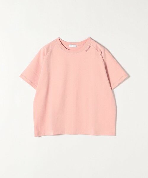 SHIPS for women / シップスウィメン カットソー | SHIPS any:〈ウォッシャブル〉ネック エンブロイダリー TEE | 詳細1