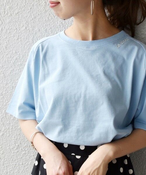 SHIPS for women / シップスウィメン カットソー | SHIPS any:〈ウォッシャブル〉ネック エンブロイダリー TEE | 詳細21