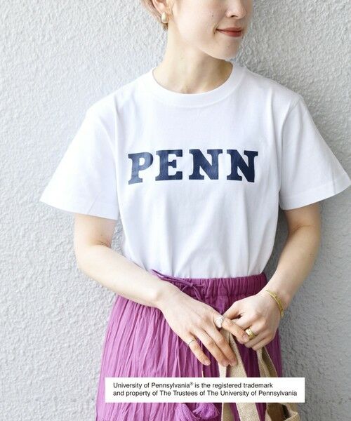 SHIPS for women / シップスウィメン カットソー | GOOD ROCK SPEED: COLLEGE ロゴ TEE | 詳細7