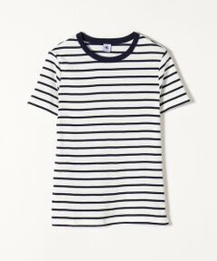 PETIT BATEAU:〈ウォッシャブル〉ボーダー ショートスリーブ TEE