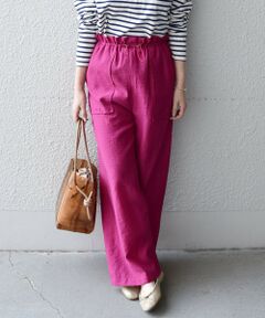 SHIPS / シップス その他パンツ | SHIPS any:〈ウォッシャブル〉ウエスト ドローコード セミ ワイド パンツ