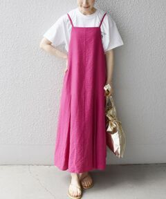 SHIPS / シップス ロング・マキシ丈ワンピース | SHIPS any:〈ウォッシャブル〉ヴィンテージダイ キャミワンピース