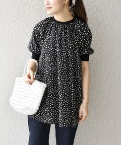 SHIPS / シップス シャツ・ブラウス | *〈洗濯機可能〉ジョーゼットリブショートスリーブトップス◇