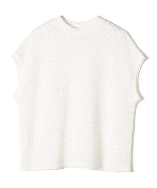 SHIPS / シップス カットソー | 《一部追加予約》【WEB限定】〈手洗い可能〉アイレット クルーネック プルオーバー | 詳細16