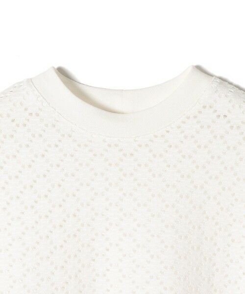 SHIPS / シップス カットソー | 《一部追加予約》【WEB限定】〈手洗い可能〉アイレット クルーネック プルオーバー | 詳細18