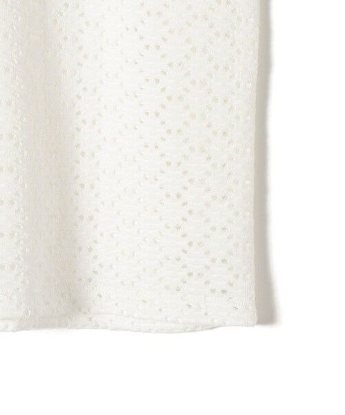 SHIPS / シップス カットソー | 《一部追加予約》【WEB限定】〈手洗い可能〉アイレット クルーネック プルオーバー | 詳細20