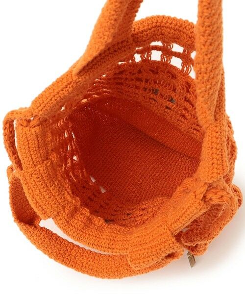 SHIPS for women / シップスウィメン ハンドバッグ | C -cie-: クロシェ編み 巾着 ミニ トートバッグ | 詳細7