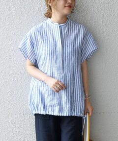 SHIPS / シップス シャツ・ブラウス | SHIPS any:〈ウォッシャブル〉リネン ヘム ドロスト シャツ