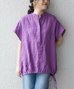 SHIPS / シップス シャツ・ブラウス | SHIPS any:〈ウォッシャブル〉リネン ヘム ドロスト シャツ