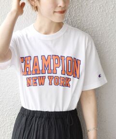 Champion: カラー ロゴ プリント TEE