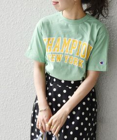 Champion: カラー ロゴ プリント TEE