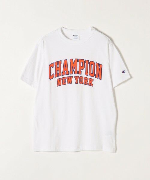 SHIPS for women / シップスウィメン カットソー | Champion: カラー ロゴ プリント TEE | 詳細1