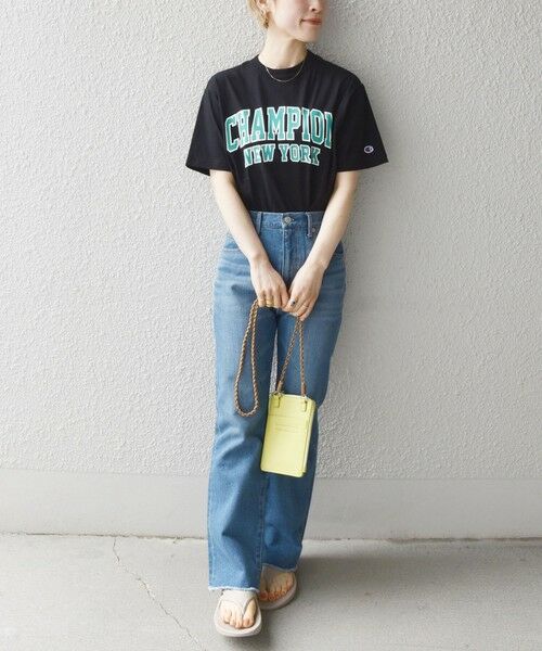 SHIPS for women / シップスウィメン カットソー | Champion: カラー ロゴ プリント TEE | 詳細12