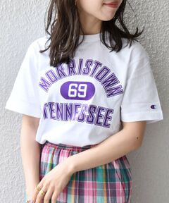 SHIPS / シップス カットソー | Champion: カレッジ ロゴ プリント TEE