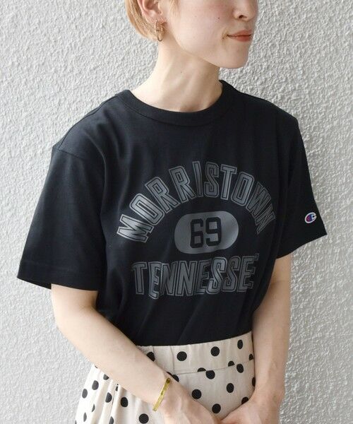 SHIPS for women / シップスウィメン カットソー | Champion: カレッジ ロゴ プリント TEE | 詳細16