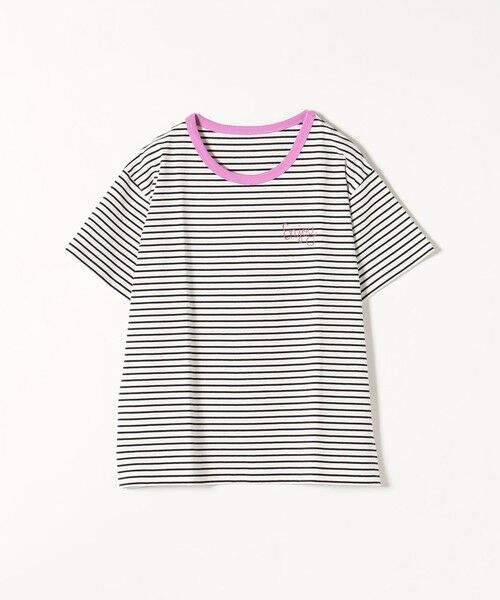 SHIPS for women / シップスウィメン カットソー | 【SHIPS any別注】THE KNiTS: カラーボーダー リンガーTEE | 詳細1