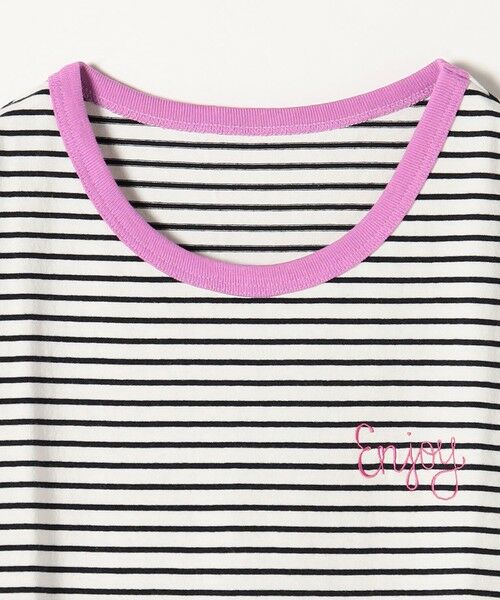 SHIPS for women / シップスウィメン カットソー | 【SHIPS any別注】THE KNiTS: カラーボーダー リンガーTEE | 詳細3