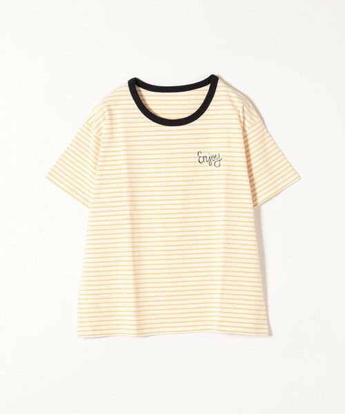 SHIPS for women / シップスウィメン カットソー | 【SHIPS any別注】THE KNiTS: カラーボーダー リンガーTEE | 詳細12