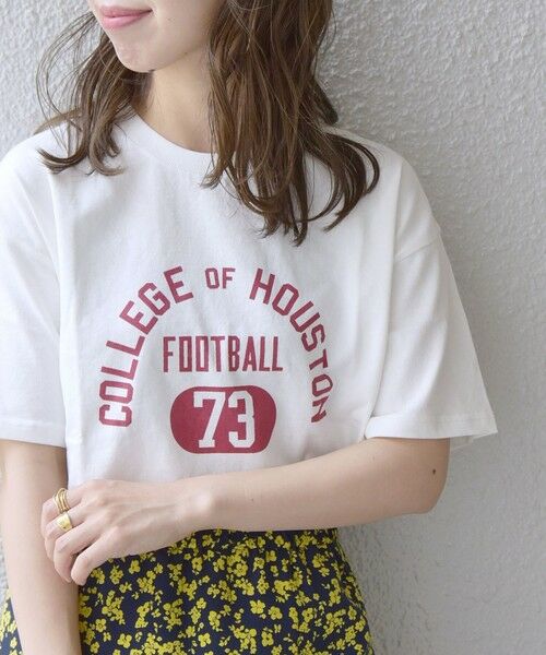 SHIPS for women / シップスウィメン Tシャツ | 【SHIPS any別注】THE KNiTS: ショート スリーブ ロゴ TEE | 詳細3
