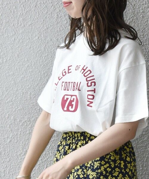 SHIPS for women / シップスウィメン Tシャツ | 【SHIPS any別注】THE KNiTS: ショート スリーブ ロゴ TEE | 詳細4