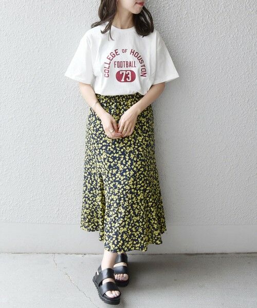 SHIPS for women / シップスウィメン Tシャツ | 【SHIPS any別注】THE KNiTS: ショート スリーブ ロゴ TEE | 詳細5