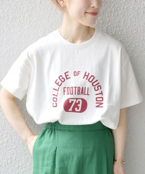 SHIPS for women / シップスウィメン Tシャツ | 【SHIPS any別注】THE KNiTS: ショート スリーブ ロゴ TEE | 詳細7