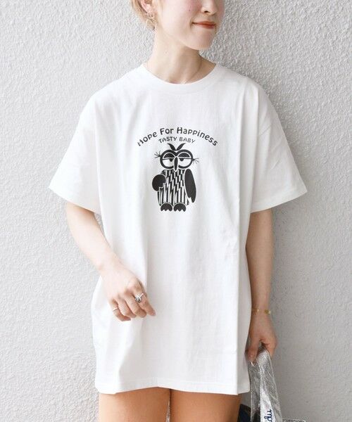 SHIPS for women / シップスウィメン Tシャツ | 【SHIPS any別注】THE KNiTS: ショート スリーブ ロゴ TEE | 詳細12