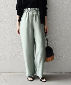 SHIPS / シップス その他パンツ | 〈手洗い可能〉ウエストギャザーソリッドパンツ◇