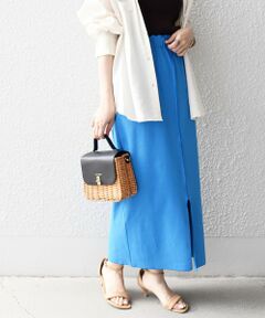 SHIPS / シップス ロング・マキシ丈スカート | *〈手洗い可能〉カラーバリエーション2WAYリブスカート◇