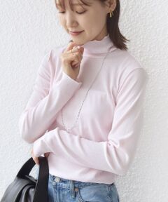 SHIPS / シップス カットソー（半袖以外） | 〈手洗い可能〉ドライタッチ リブ タートル