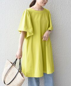 SHIPS / シップス カットソー | *ボリュームスリーブAラインチュニック◇