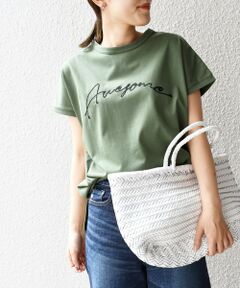 * チェーン エンブロイダリー TEE