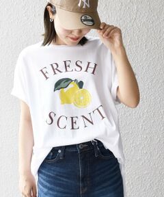 SHIPS / シップス カットソー | *オーガニックコットンカフェプリントTEE◇
