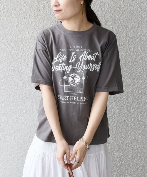 SHIPS for women / シップスウィメン Tシャツ | 81BRANCA:ロックTEE | 詳細14