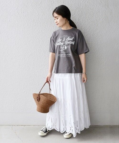 SHIPS for women / シップスウィメン Tシャツ | 81BRANCA:ロックTEE | 詳細21