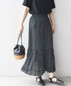 SHIPS / シップス ロング・マキシ丈スカート | ne Quittez pas:〈洗濯機可能〉ドットスカート◇