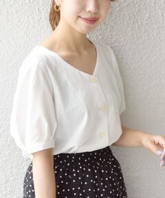 SHIPS / シップス シャツ・ブラウス | SHIPS any:〈ウォッシャブル〉ミニ サッカー パフ スリーブ シャツ ブラウス2