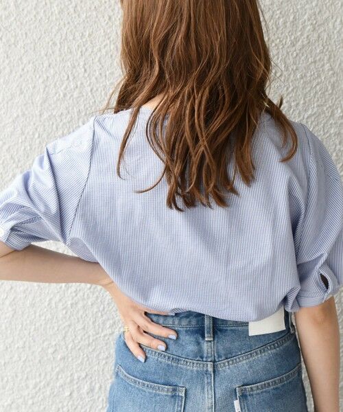 SHIPS / シップス シャツ・ブラウス | SHIPS any:〈ウォッシャブル〉ミニ サッカー パフ スリーブ シャツ ブラウス2 | 詳細24