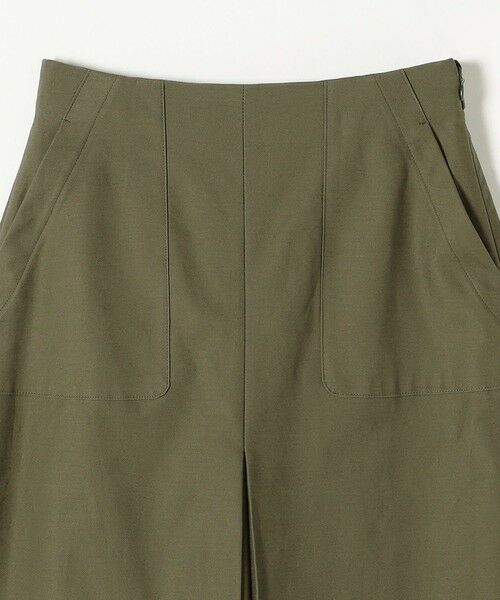 SHIPS / シップス ミニ・ひざ丈スカート | SHIPS any:〈ウォッシャブル〉シンプル フロント ボックスプリーツ タック ミディ スカート | 詳細2