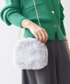SHIPS / シップス ショルダーバッグ | *フェイクファーチェーンポシェット◇