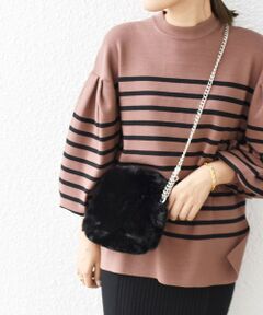 SHIPS / シップス ショルダーバッグ | *フェイクファーチェーンポシェット◇