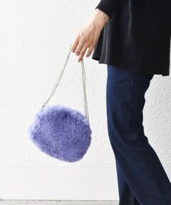 SHIPS / シップス ショルダーバッグ | *フェイクファーチェーンポシェット◇