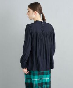 SHIPS / シップス シャツ・ブラウス | 〈手洗い可能〉カッセンプリーツパールモチーフボタンブラウス◇