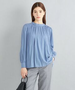 SHIPS / シップス シャツ・ブラウス | 〈手洗い可能〉カッセンプリーツパールモチーフボタンブラウス◇