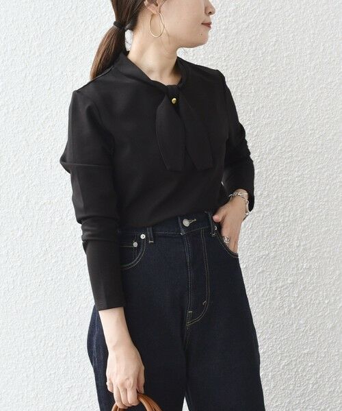 SHIPS for women / シップスウィメン カットソー（半袖以外） | *〈洗濯機可能〉ボウタイカットソー◇ | 詳細11