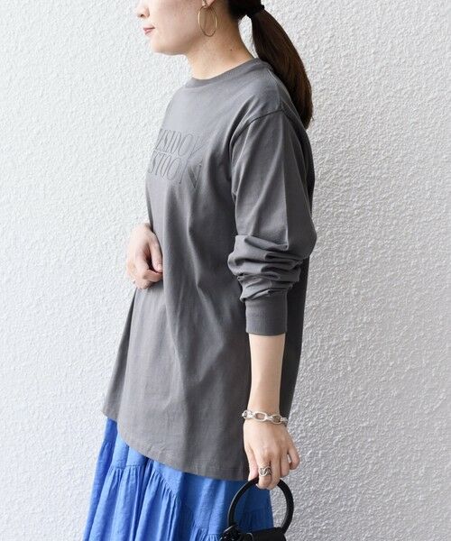 SHIPS for women / シップスウィメン カットソー（半袖以外） | *バリエーションロゴロングスリーブTEE◇ | 詳細29
